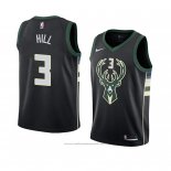 Maillot Milwaukee Bucks George Hill #3 Statement 2018 Noir