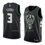 Maillot Milwaukee Bucks Jason Terry #3 Statement 2018 Noir