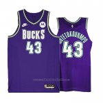 Maillot Milwaukee Bucks Thanasis Antetokounmpo #43 Classic 2022-23 Volet