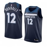 Maillot Minnesota Timberwolves James Nunnally #12 Icon 2018 Bleu