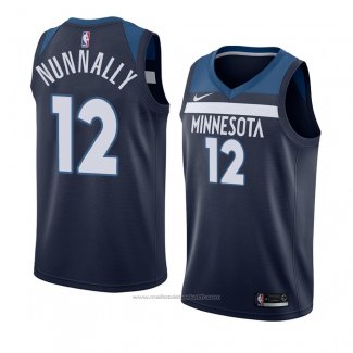 Maillot Minnesota Timberwolves James Nunnally #12 Icon 2018 Bleu