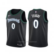 Maillot Minnesota Timberwolves Jeff Teague #0 Classic Noir