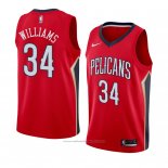 Maillot New Orleans Pelicans Kenrich Williams #34 Statement 2018 Rouge