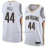 Maillot New Orleans Pelicans Solomon Hill #44 Association 2018 Blanc
