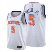 Maillot New York Knicks Dennis Smith Jr. #5 Statement Blanc