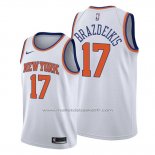 Maillot New York Knicks Iggy Brazdeikis #17 Association 2019-20 Blanc