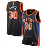 Maillot New York Knicks Julius Randle #30 Ville 2022-23 Noir