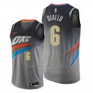 Maillot Oklahoma City Thunder Hamidou Diallo #6 Ville Edition Gris