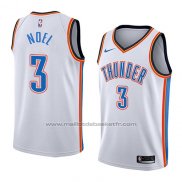 Maillot Oklahoma City Thunder Nerlens Noel #3 Association 2018 Blanc