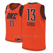 Maillot Oklahoma City Thunder Paul George #13 Earned 2018-19 Orange