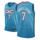 Maillot Oklahoma City Thunder Timothe Luwawu-Cabarrot #7 Ville 2018-19 Bleu