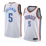 Maillot Oklahoma City Thunderr Richard Solomon #5 Association 2018 Blanc