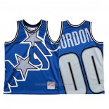 Maillot Orlando Magic Aaron Gordon #00 Mitchell & Ness Big Face Bleu