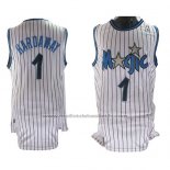 Maillot Orlando Magic Anfernee Hardaway #1 Retro Blanc