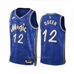 Maillot Orlando Magic Trevelin Queen #12 Classic 2023-24 Bleu
