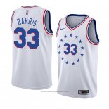 Maillot Philadelphia 76ers Tobias Harris #33 Earned 2018-19 Blanc