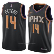 Maillot Phoenix Suns Alec Peters #14 Statement 2018 Noir2
