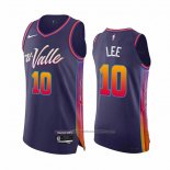 Maillot Phoenix Suns Damion Lee #10 Ville Authentique 2023-24 Volet