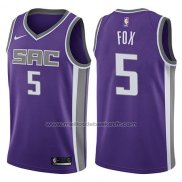 Maillot Sacramento Kings De'Aaron Fox #5 Icon 2017-18 Volet