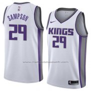 Maillot Sacramento Kings Jakarr Sampson #29 Association 2018 Blanc