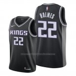 Maillot Sacramento Kings Richaun Holmes #22 Statement Noir