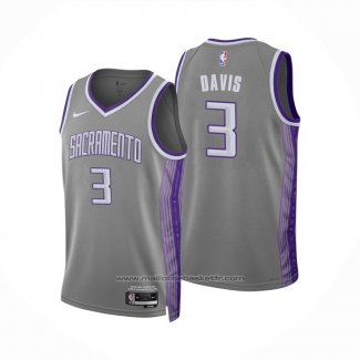 Maillot Sacramento Kings Terence Davis #3 Ville 2022-23 Gris