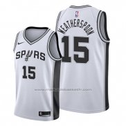 Maillot San Antonio Spurs Quinndary Weatherspoon #15 Association 2019-20 Blanc