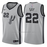 Maillot San Antonio Spurs Rudy Gay #22 Statement 2017-18 Gris