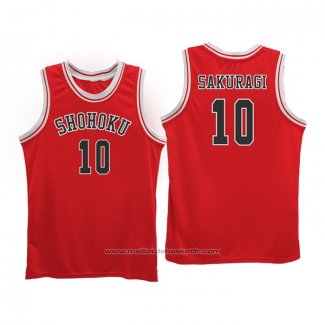 Maillot Shohoku Sakuragi #10 Rouge