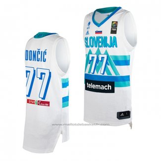 Maillot Slovenia Luka Doncic #77 Tokyo 2021 Blanc2