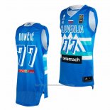 Maillot Slovenia Luka Doncic #77 Tokyo 2021 Bleu