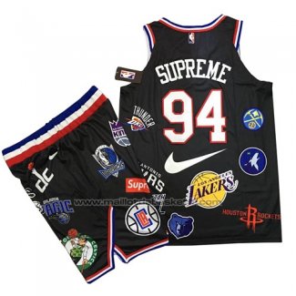 Maillot Supreme x Nike #94 Noir