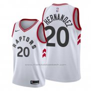 Maillot Toronto Raptors Dewan Hernandez #20 Association Blanc