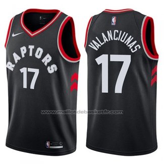 Maillot Toronto Raptors Jonas Valanciunas #17 Statement 2017-18 Noir