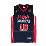 Maillot USA 1992 Clyde Drexler #10 Noir