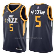 Maillot Utah Jazz David Stockton #5 Icon 2017-18 Bleu