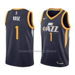 Maillot Utah Jazz Derrick Rose #1 Icon 2018 Bleu