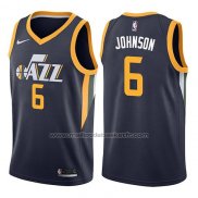 Maillot Utah Jazz Joe Johnson #6 Icon 2017-18 Bleu
