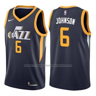 Maillot Utah Jazz Joe Johnson #6 Icon 2017-18 Bleu