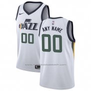 Maillot Utah Jazz Personnalise 17-18 Blanc