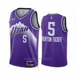 Maillot Utah Jazz Talen Horton-tucker #5 Ville 2023-24 Volet