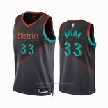 Maillot Washington Wizards Kyle Kuzma #33 Ville 2023-24 Noir