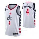 Maillot Washington Wizards Russell Westbrook #4 Ville 2020-21 Blanc