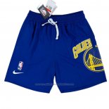 Short Golden State Warriors Big Logo Just Don Bleu