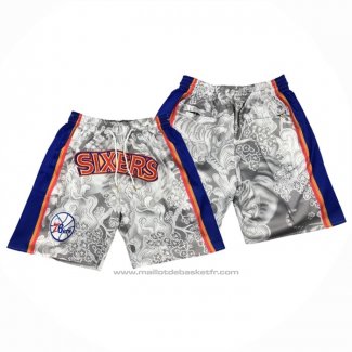 Short Philadelphia 76ers Special Year of The Tiger Blanc