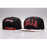 Casquette Chicago Bulls Snapback Noir Blanc