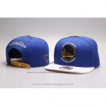 Casquette Golden State Warriors Snapback Blanc Bleu