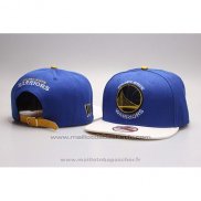 Casquette Golden State Warriors Snapback Blanc Bleu