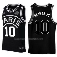 Maillot AJ x PSG Neymar Jr #10 Noir