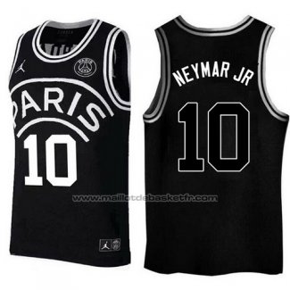 Maillot AJ x PSG Neymar Jr #10 Noir